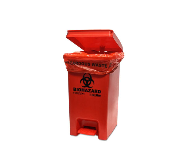 Bio Hazard Waste Red Bin