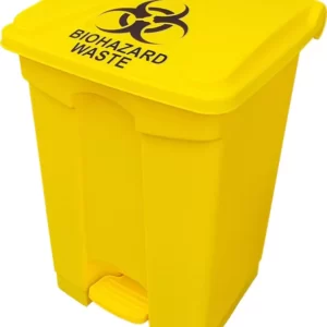 Biohazard Waste Pedal Bin Yellow 40 L