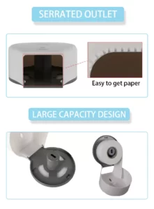 Tissue Dispenser Serrated Design