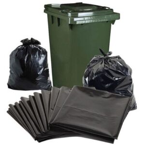 Waste Bins Black Liners Paper Bags