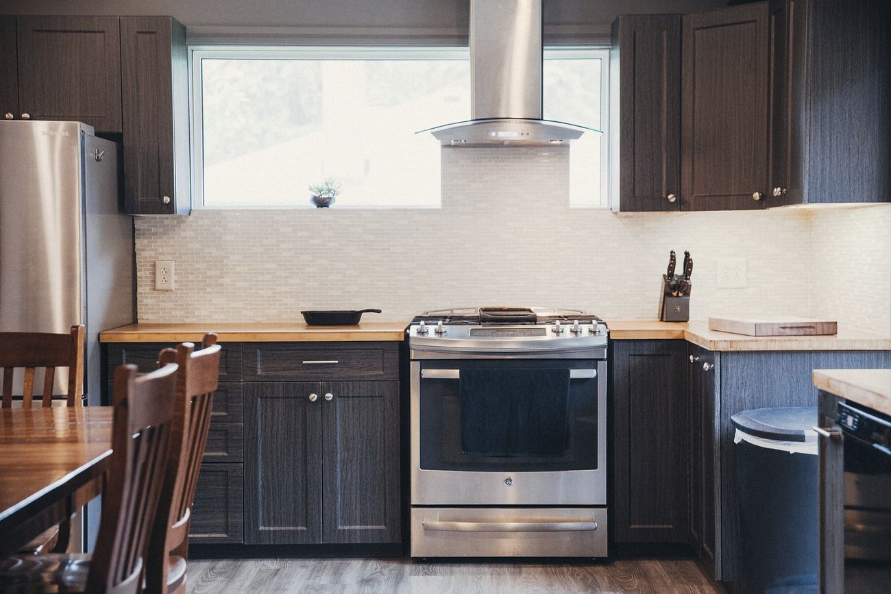 Free clean and shiny kitchen