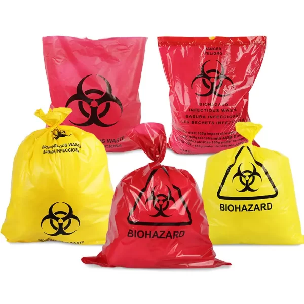 Bioharzard waste bin Liners medical waste bin liners