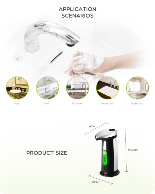 automatic liquid soap dispenser application scenarios