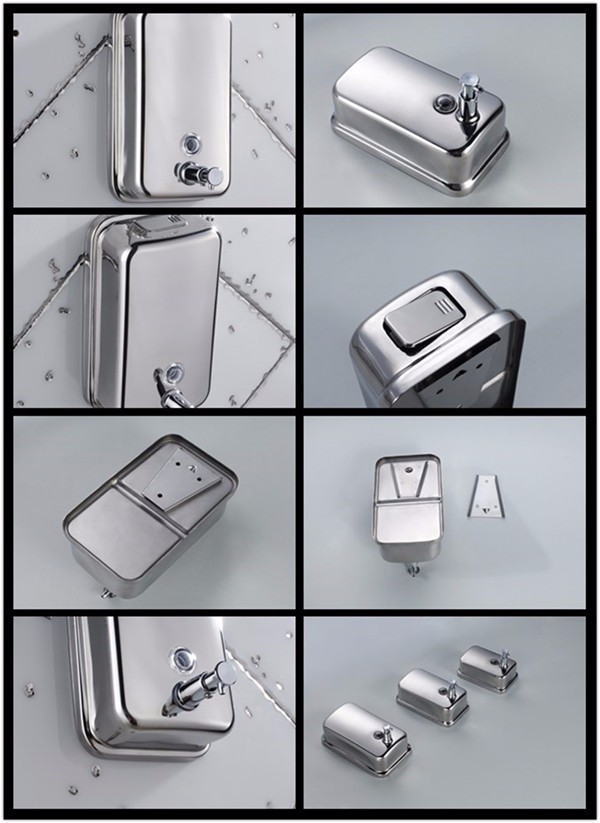 stainless steel liquid soap dispenser great design