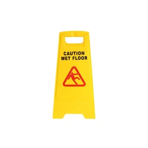 wet floor caution sign