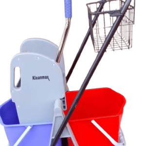 Double Mop Trolley with Wringer - 60L