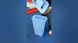 How to Open a Sanitary Bin