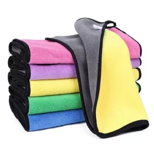 Microfiber Towels 5 Pack Different Colors