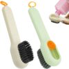 Shoe/Cloth Scrub Brush With Soap Dispenser