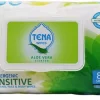 Tena Wipes Flip Top Pack 80s Aloe Vera