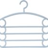 Very Strong Multilayered Non-Slip Plastic Hanger