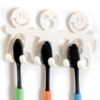 Bathroom Suction Toothbrush Holder