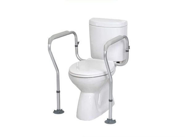 Adjustable Toilet Seat Support Frame