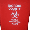 50 Liters Biohazard Waste Bin Red Custom Branded