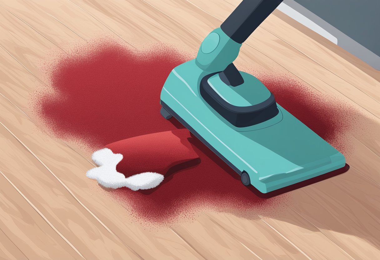 cleaning blood on carpet