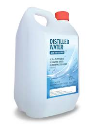 distilled water