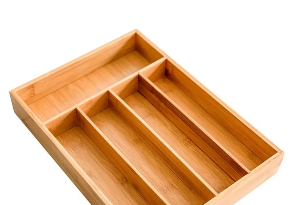 Bamboo Cutlery Organizer/Multi Purpose Drawer Organizer