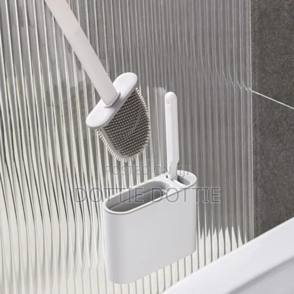 Wall Hanging Toilet Brush With Holder Cleaning Brush