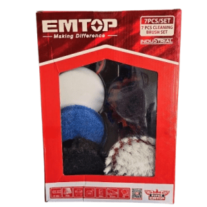 7pcs Drill Brush Set Emtop Drill Detailing Cleaning Brushes