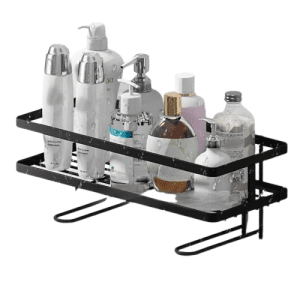 Wall Mounted , Self Adhesive Bathroom / Toilet Storage Rack