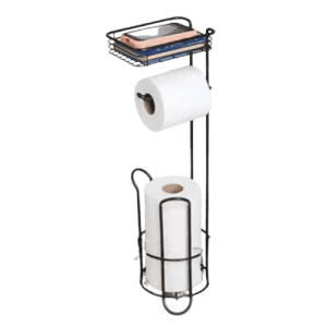 Multi-Purpose Tissue Holder With Storage Shelf