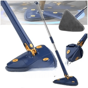 Self Squeezing High Wall Soft Expandable Triangular Mop