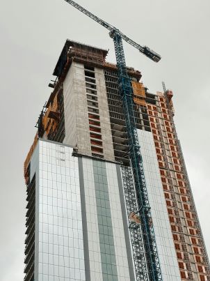 commercial building under construction