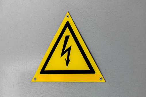 electrical hazards sign