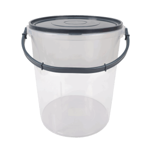 Round plastic bucket